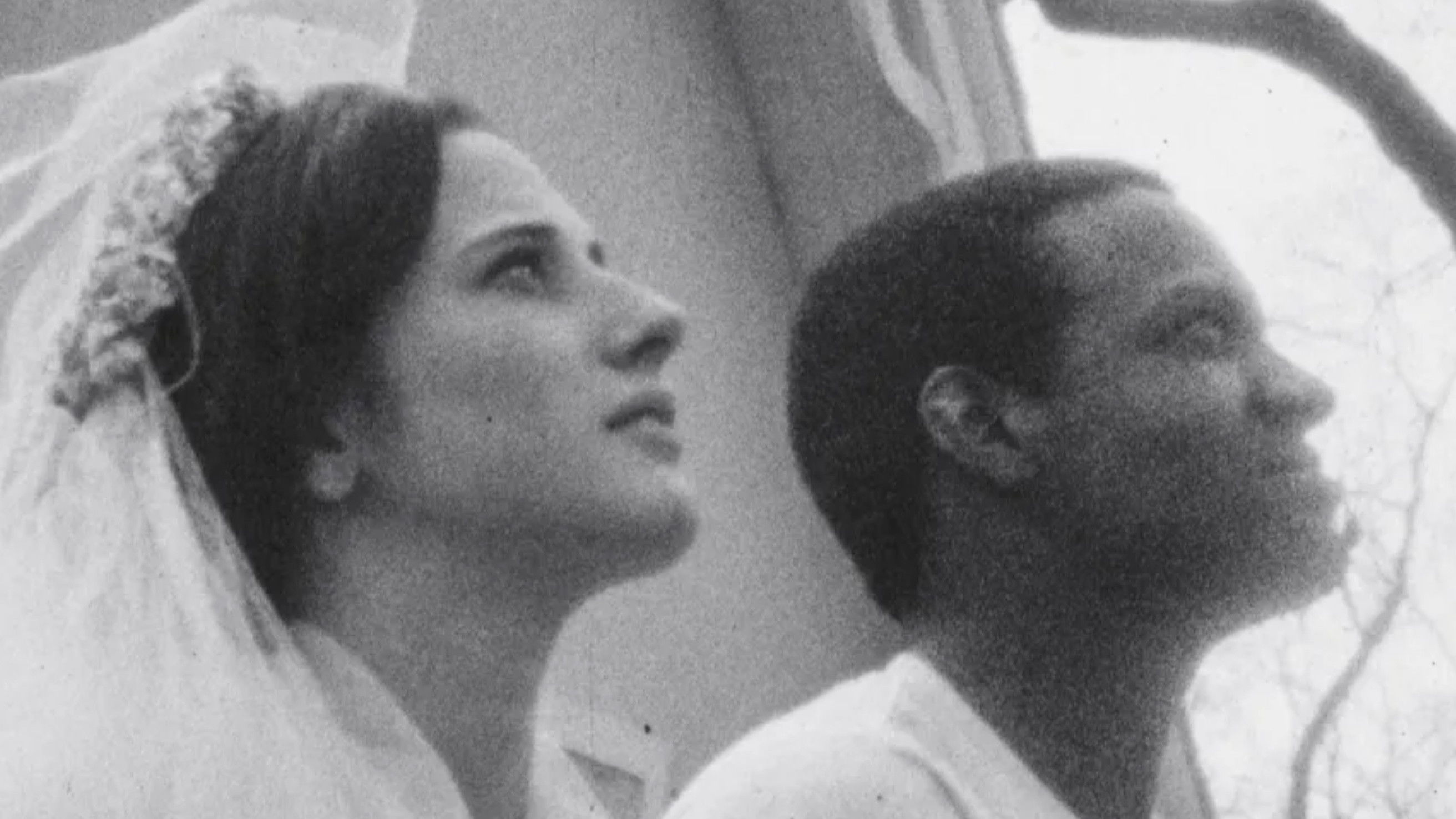 Hag in a Black Leather Jacket Background