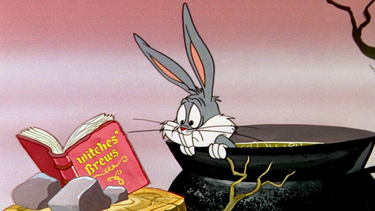 A Witch's Tangled Hare Background