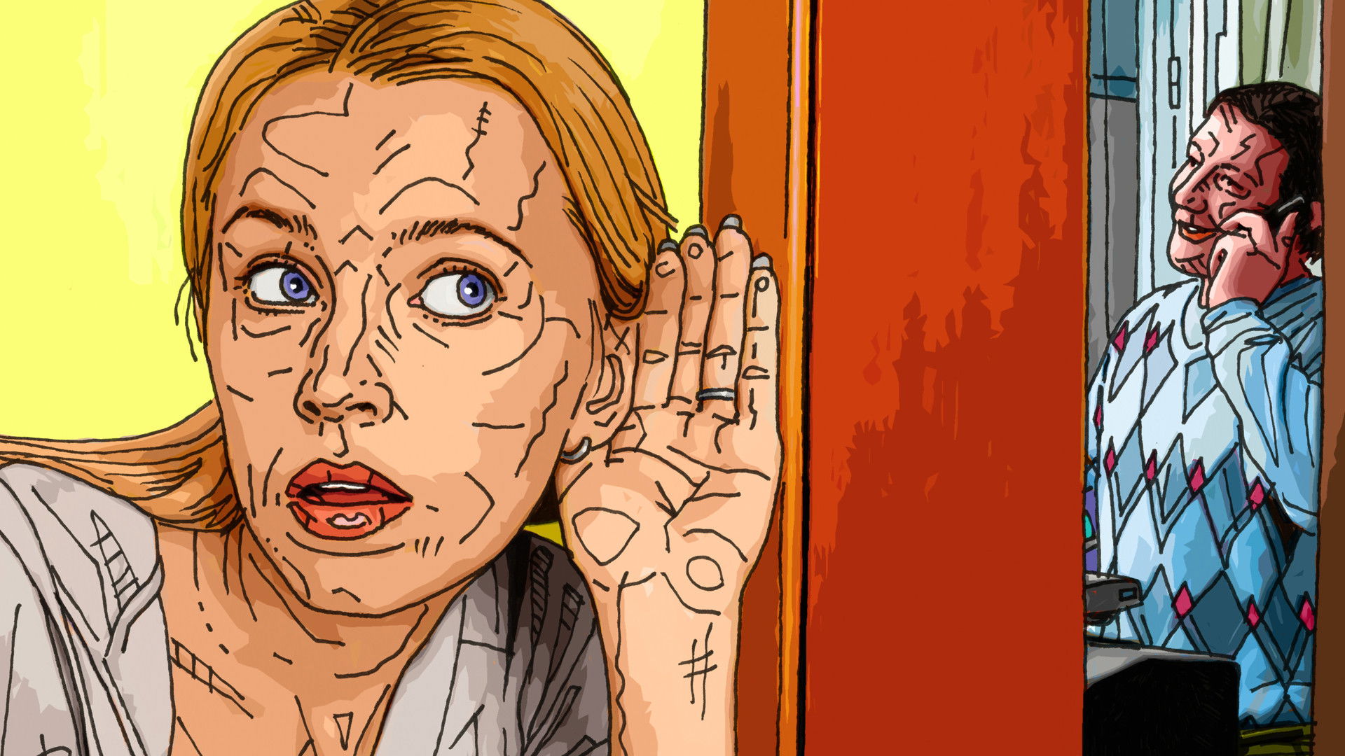 Un oeil sur vous, citoyens sous surveillance Background