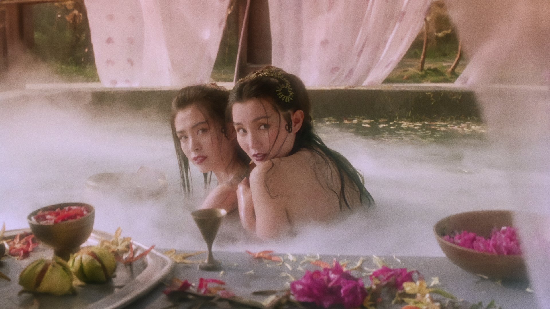 Green Snake Background