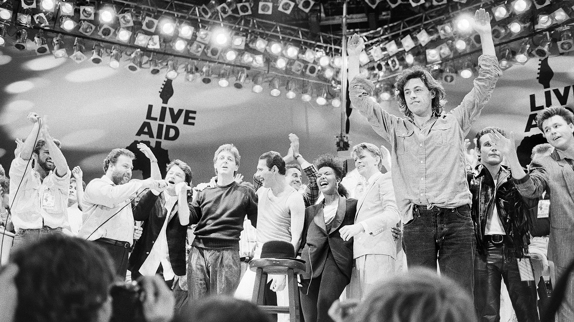 Live Aid - 40 år Background