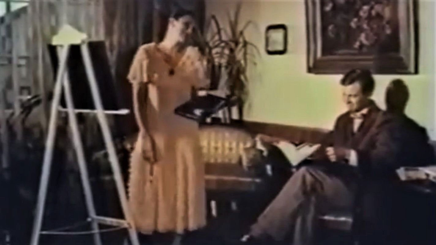 Suns, kurš prata dziedāt Background