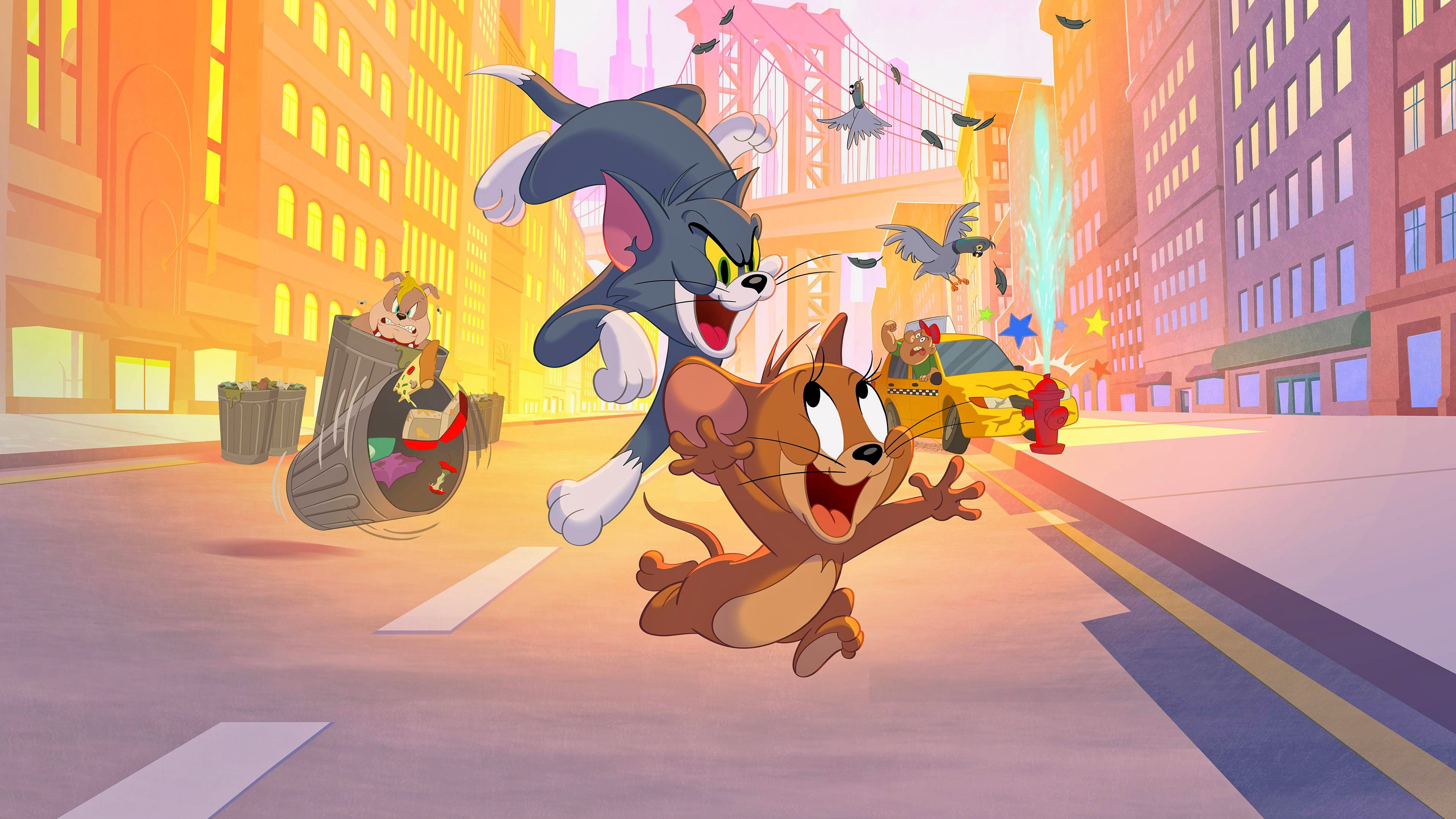 Tom and Jerry in New York Background