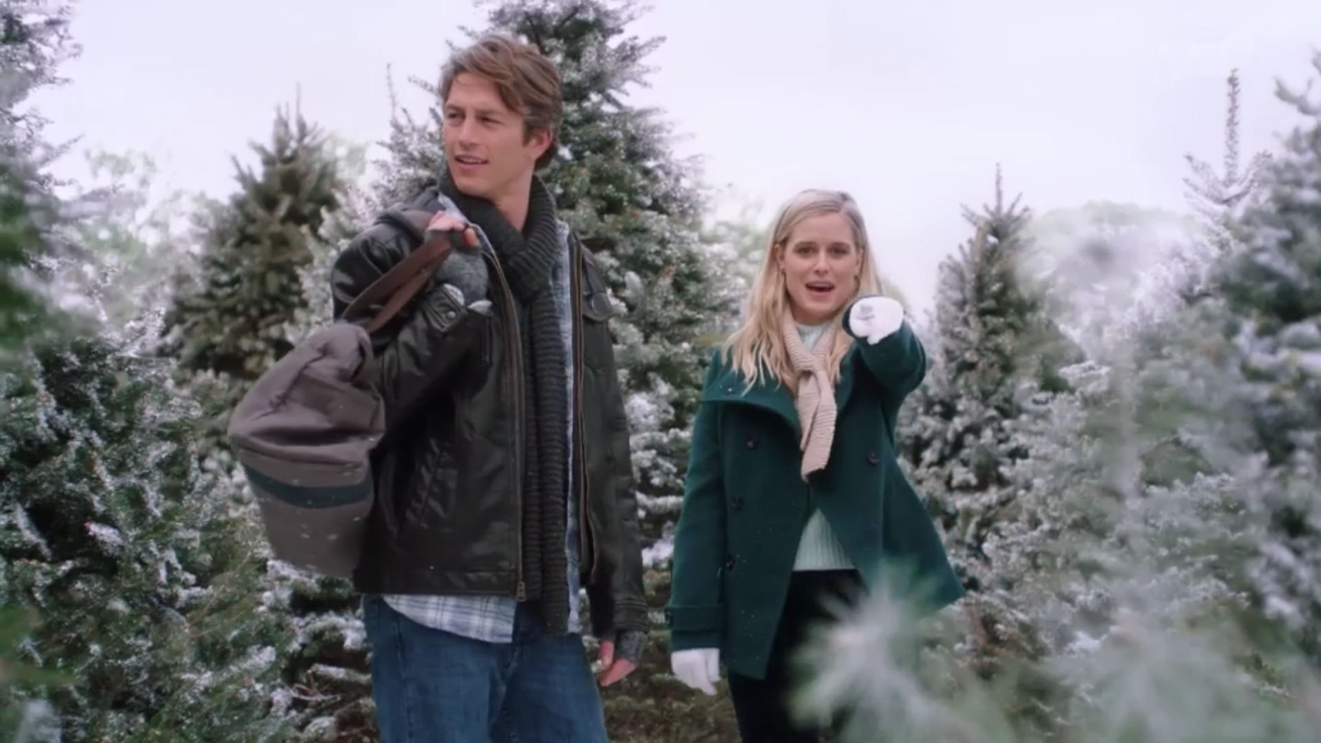 Christmas Camp Background