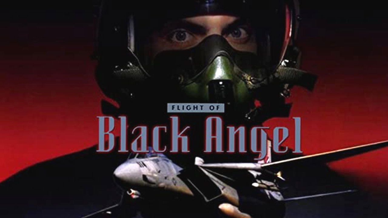 Flight of Black Angel Background