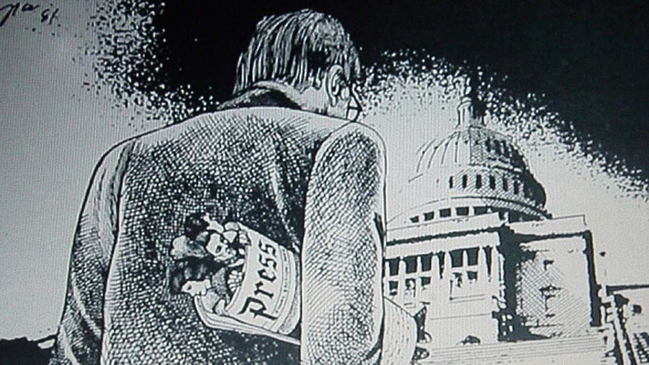 Orwell Rolls in His Grave Background