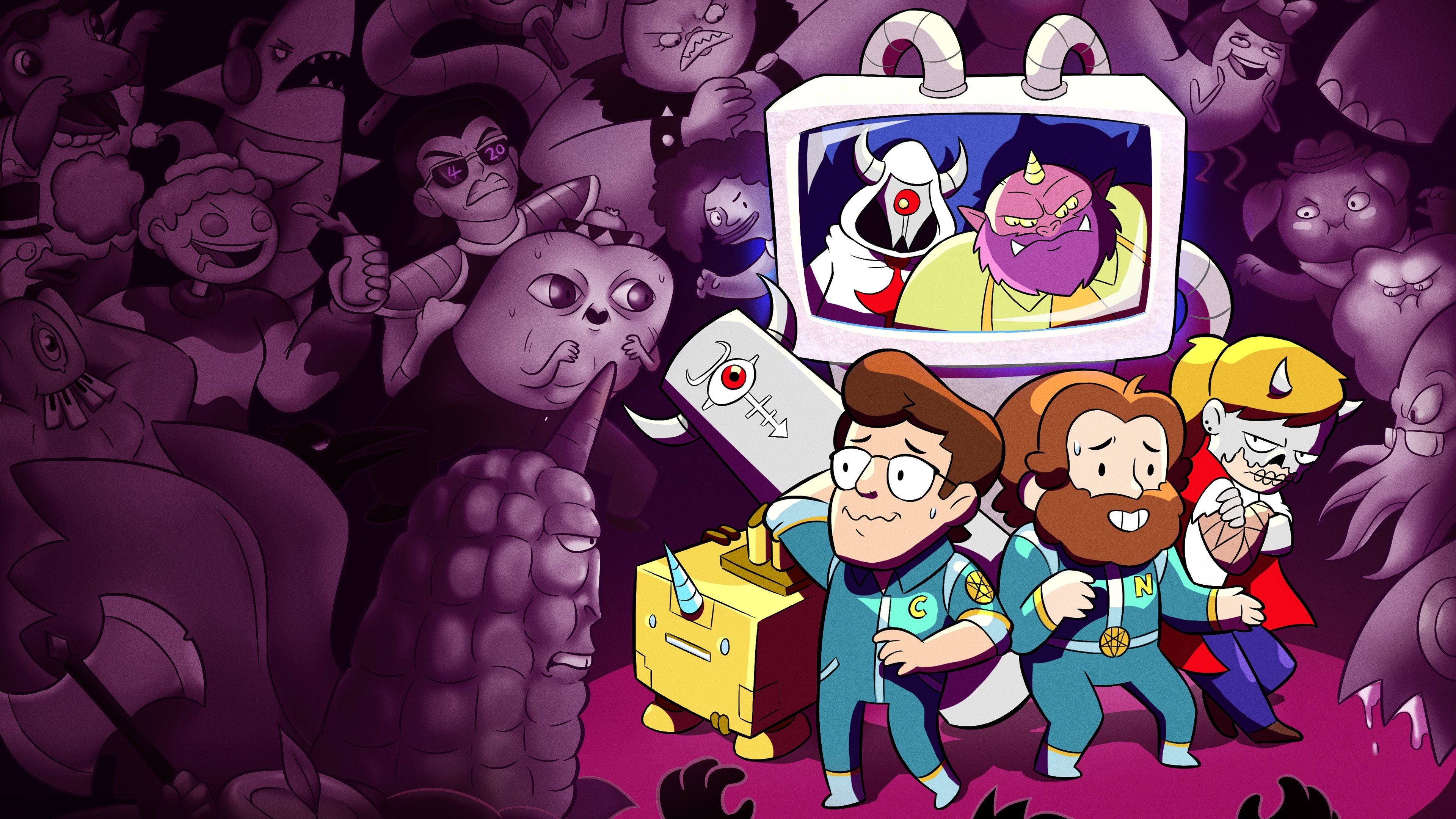 Cartoon Hell Background