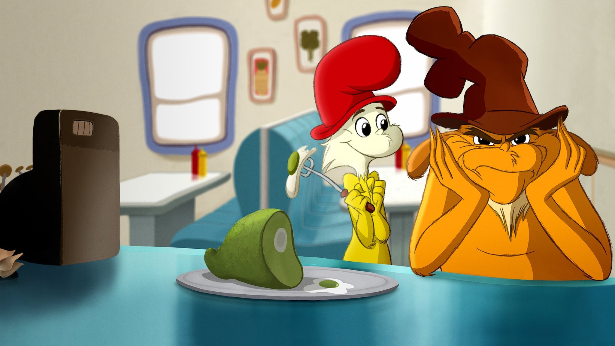 Green Eggs and Ham Background