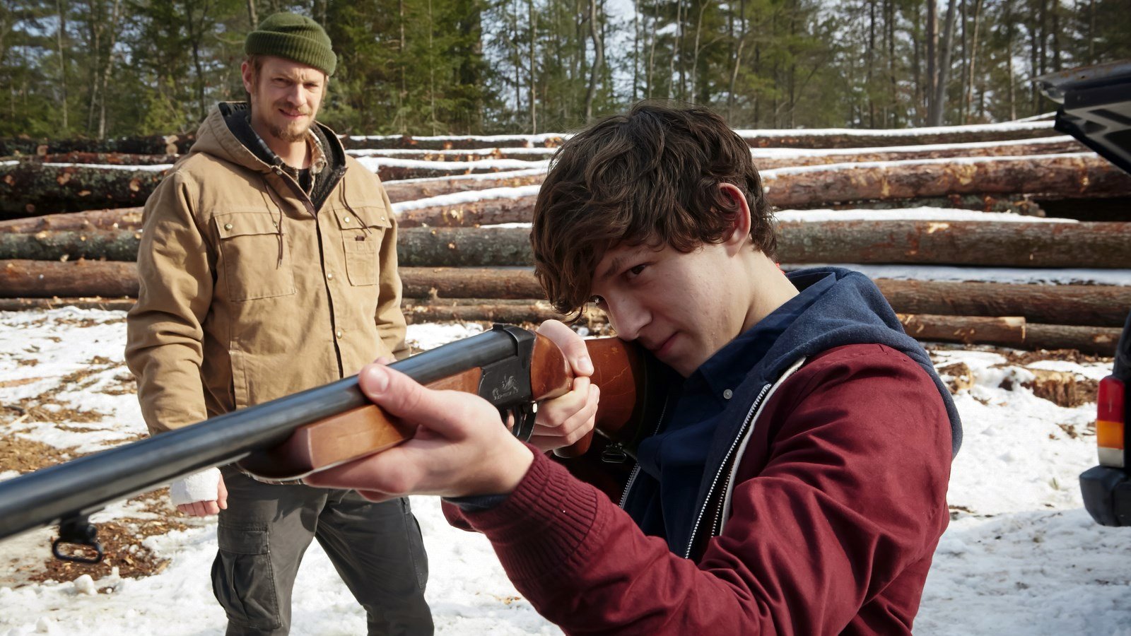 Edge of Winter Background