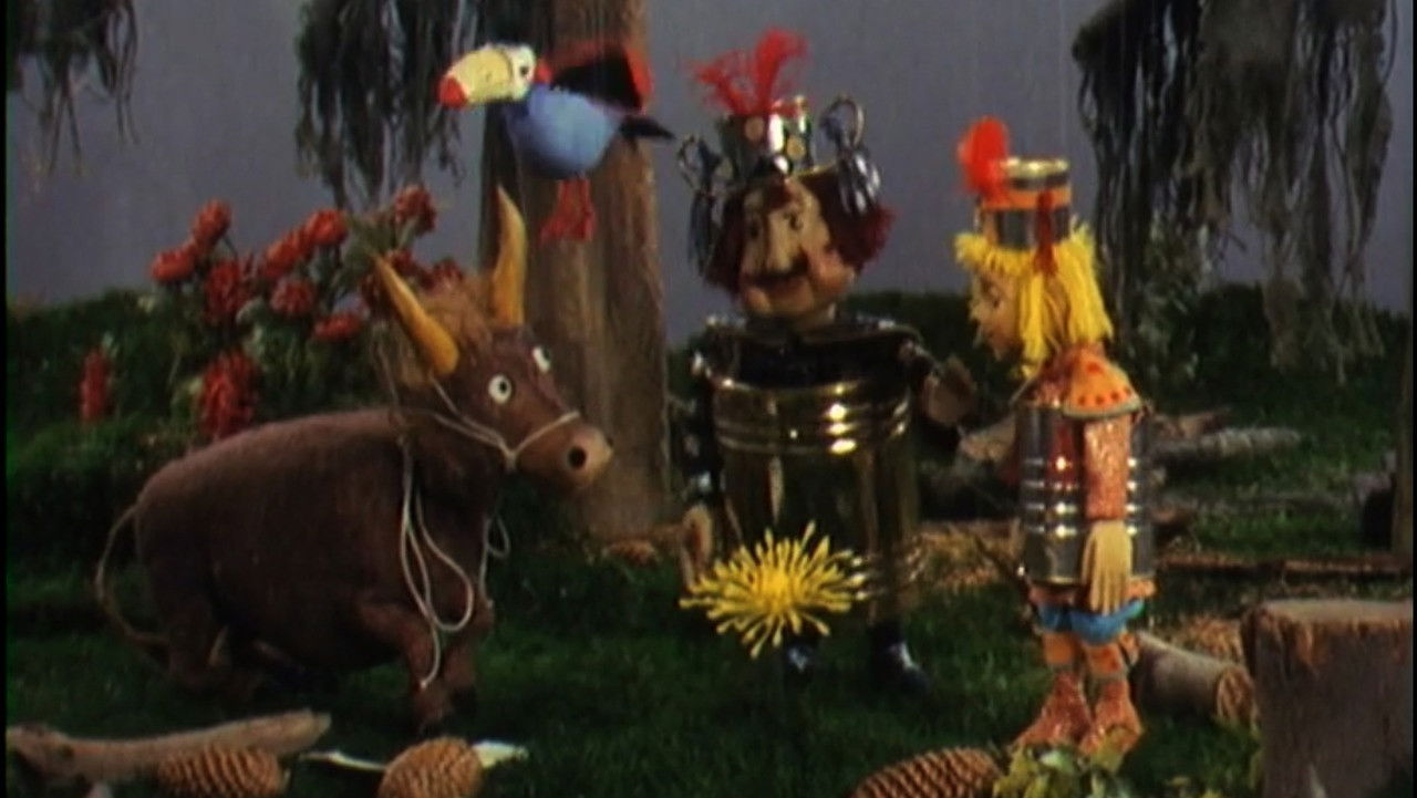 Augsburger Puppenkiste - Don Blech und der goldene Junker Background