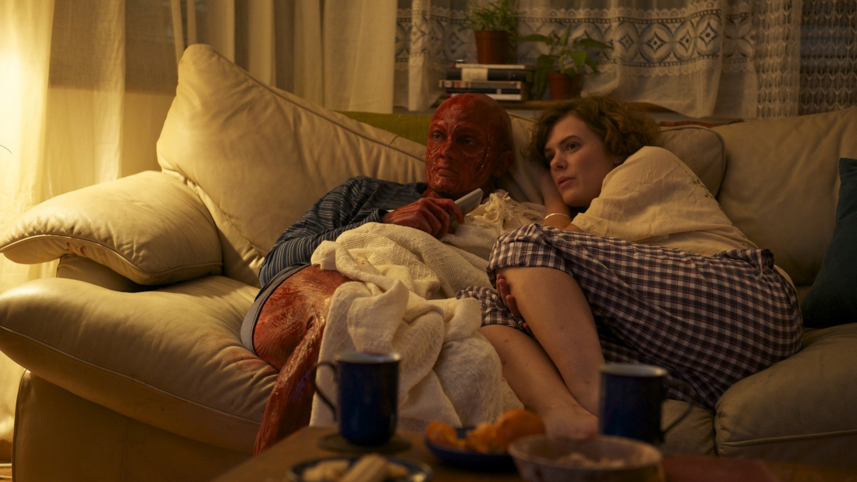 He Took His Skin Off for Me Background