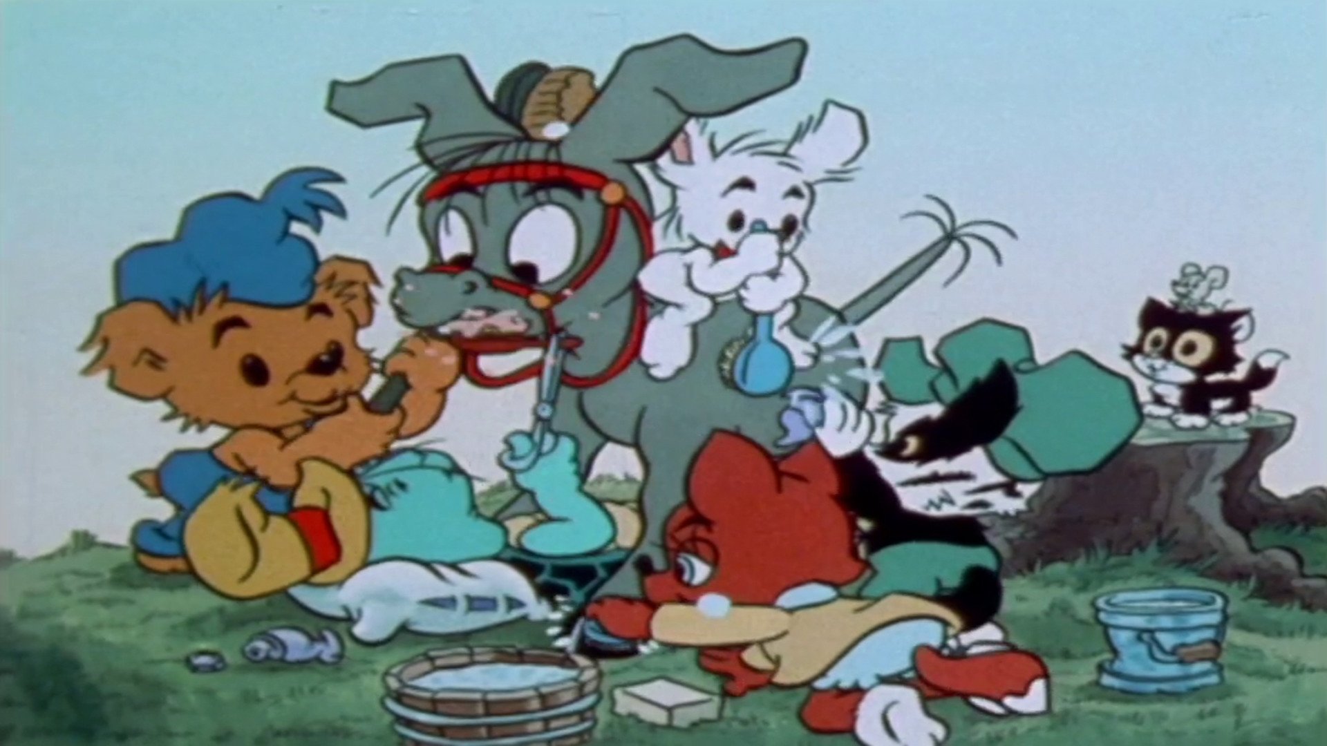 Bamse and the Two Horse Rides Background