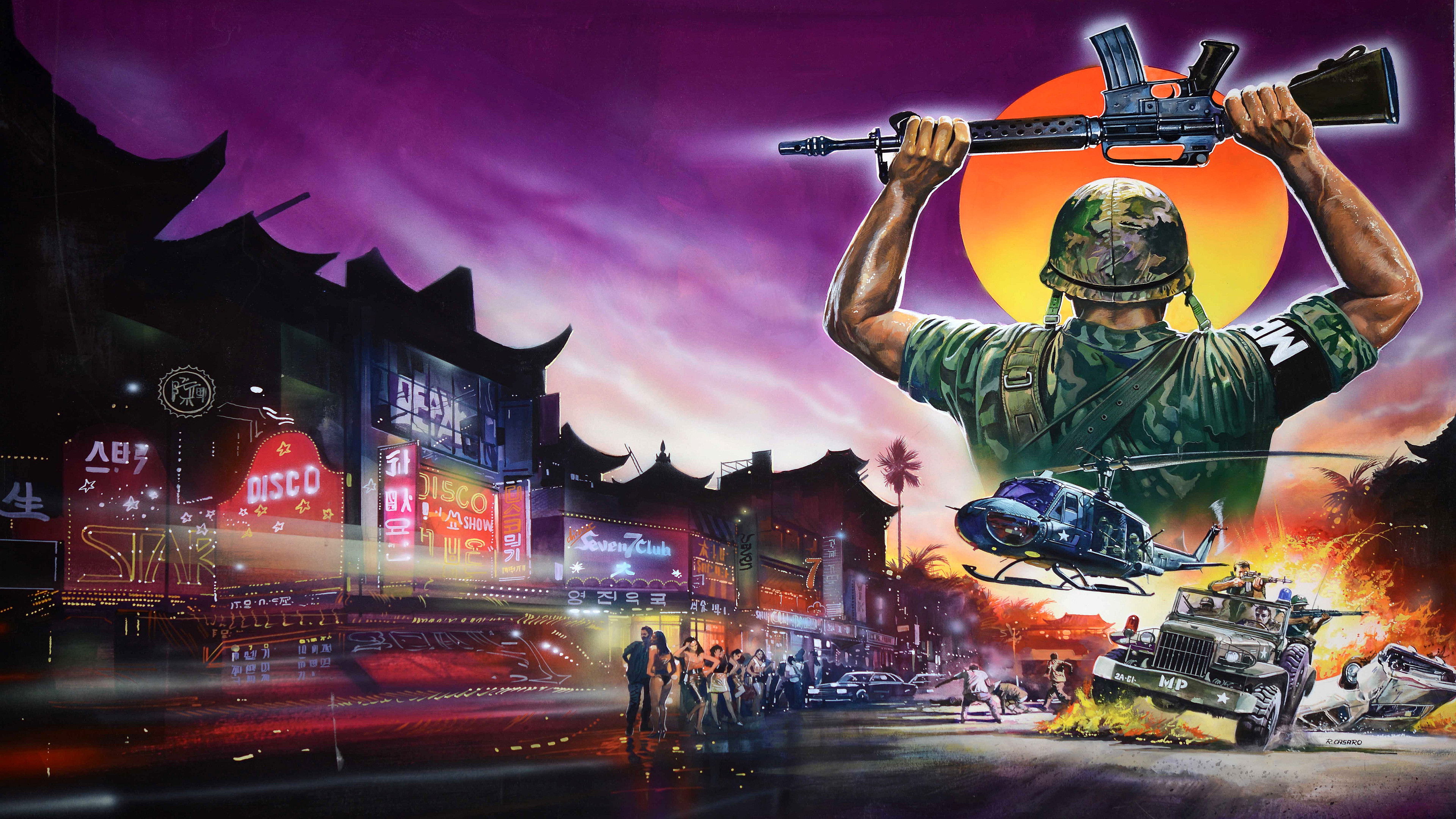 Saigon Commandos Background