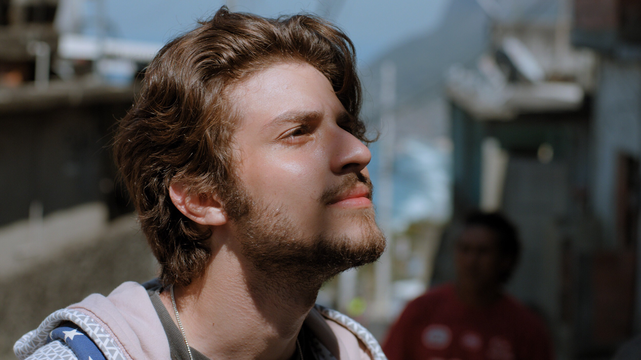 The Cold Front Brought by the Rain Background