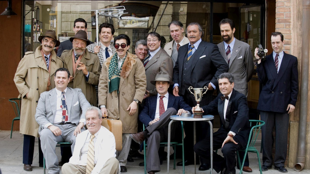 The Friends At The Margherita Café Background