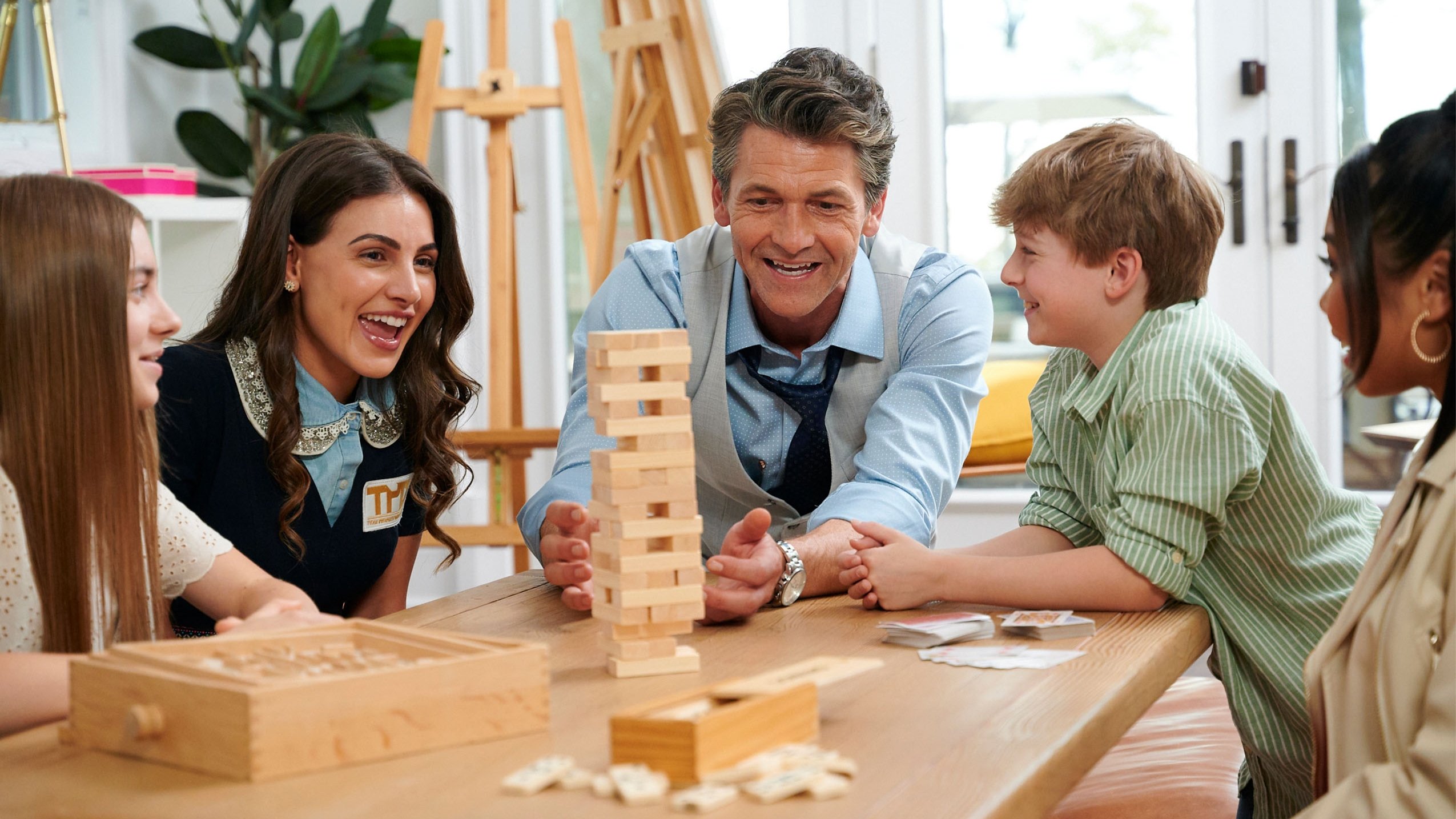 A Match in Manhattan Background