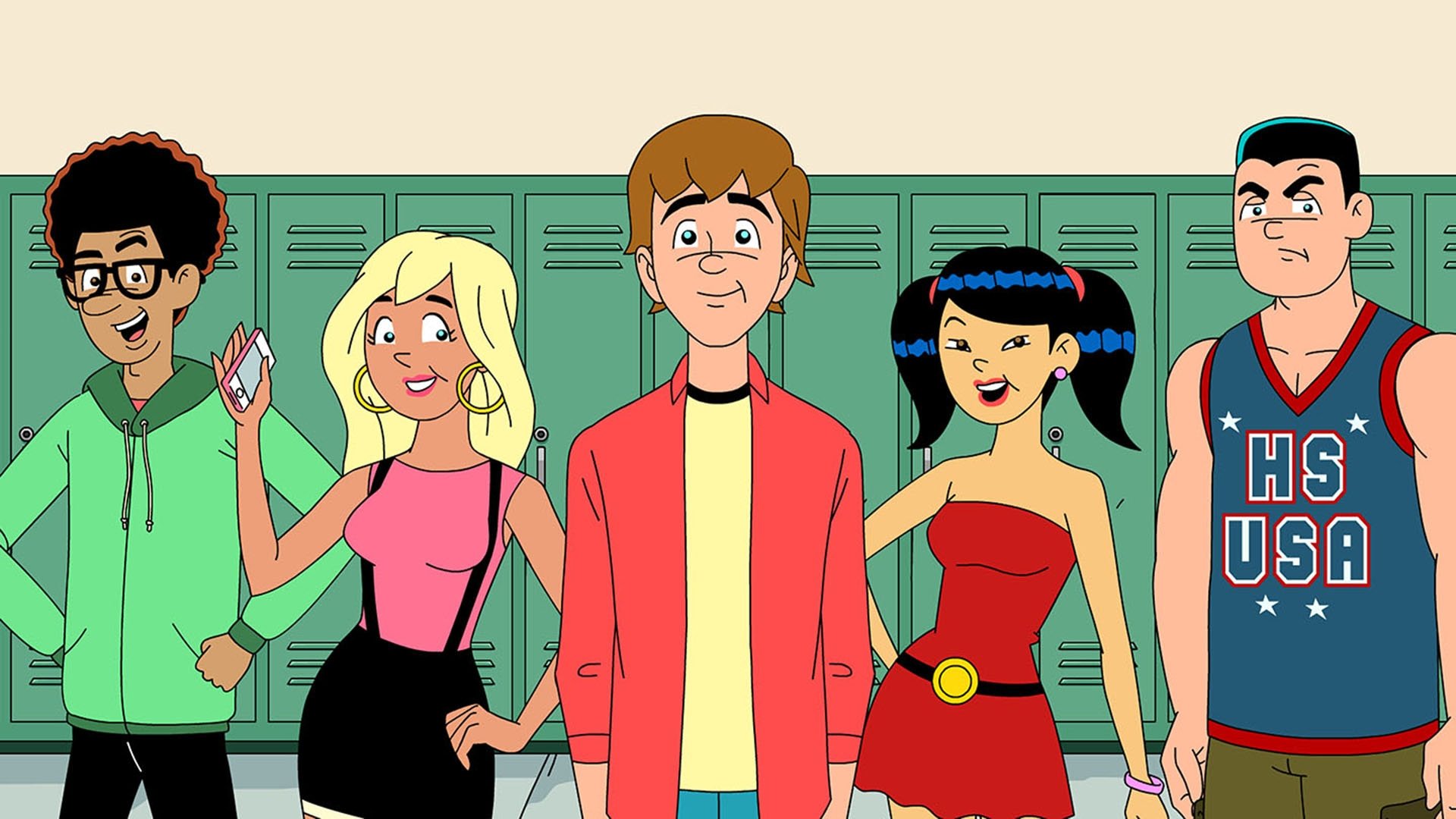 High School USA! Background