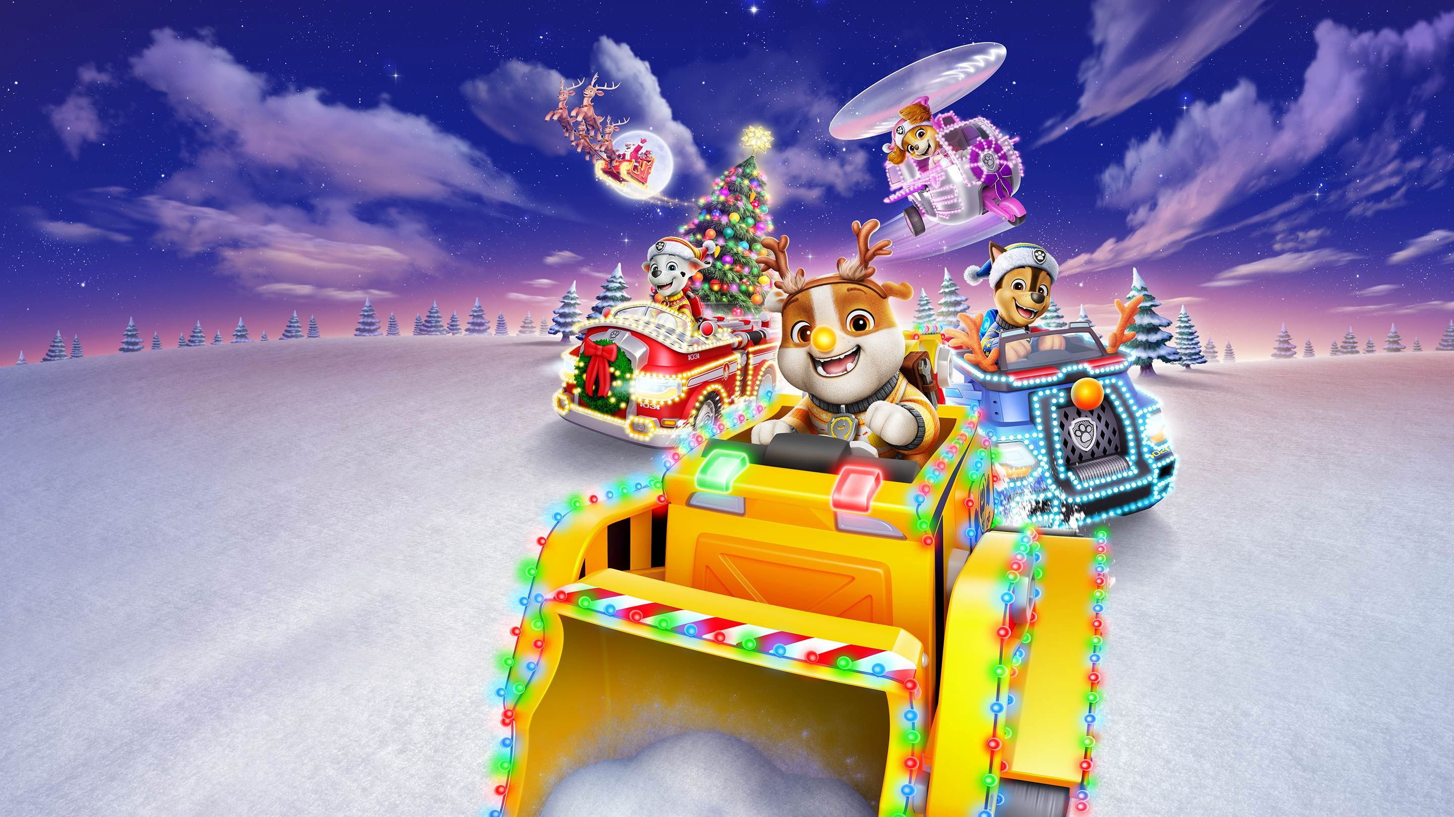 A Paw Patrol Christmas Background
