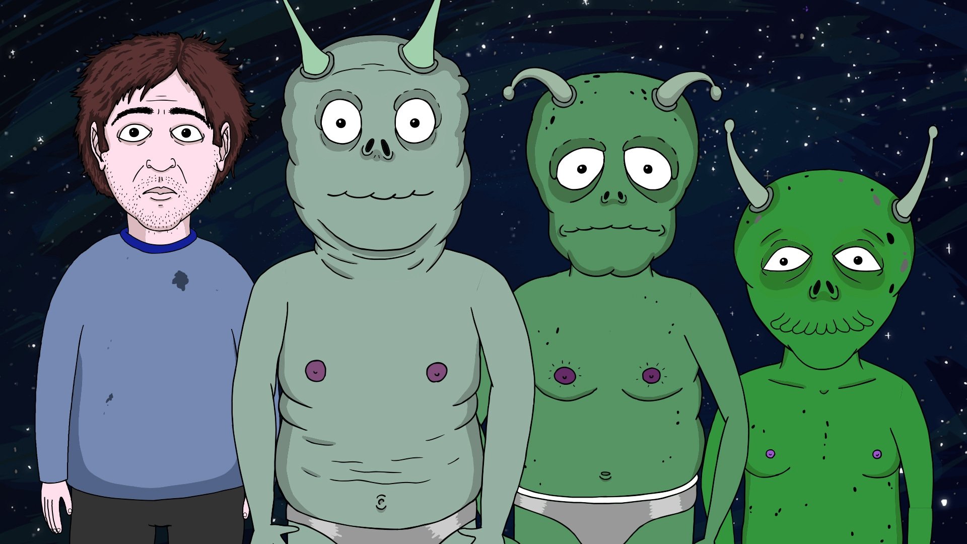 Jeff and Some Aliens Background