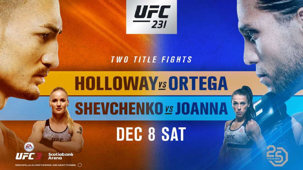 UFC 231: Holloway vs. Ortega Background