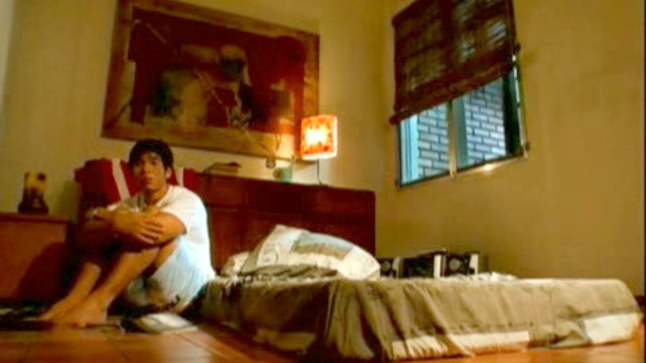 The Man in the Lighthouse Background