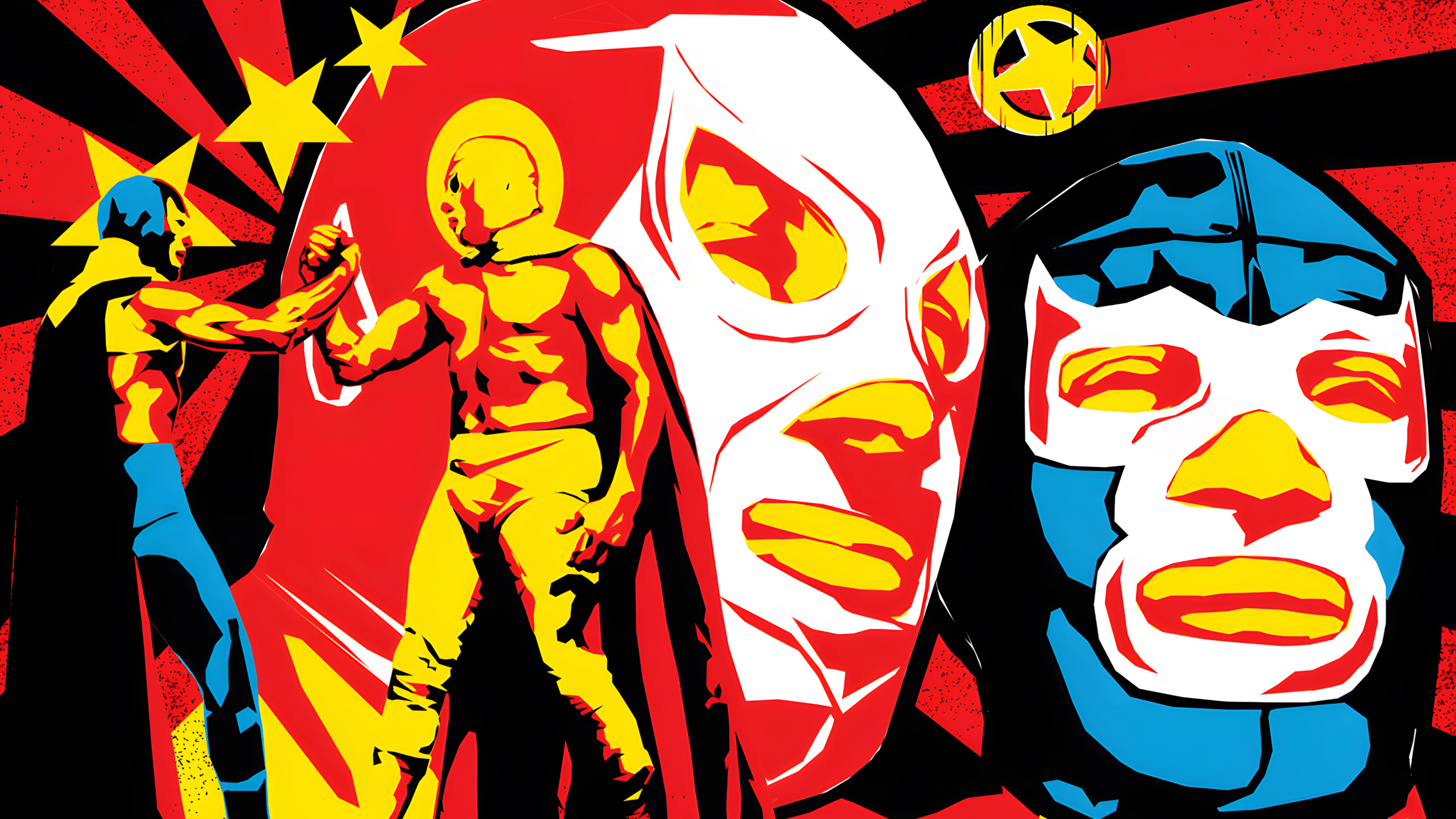 Santo contra Blue Demon en la Atlántida Background