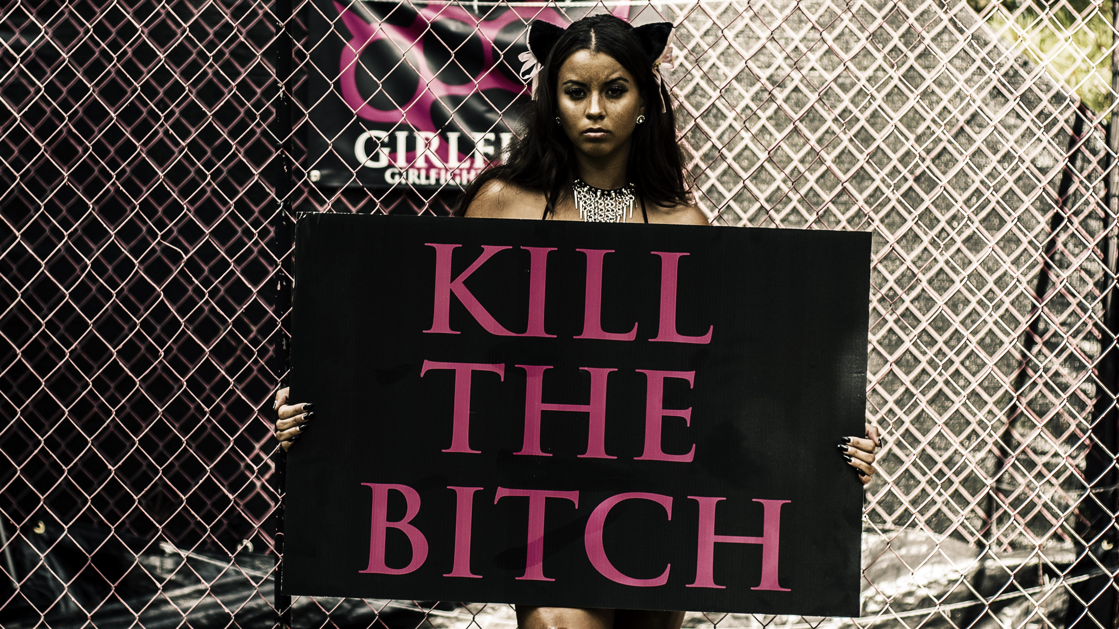 Girl Blood Sport Background