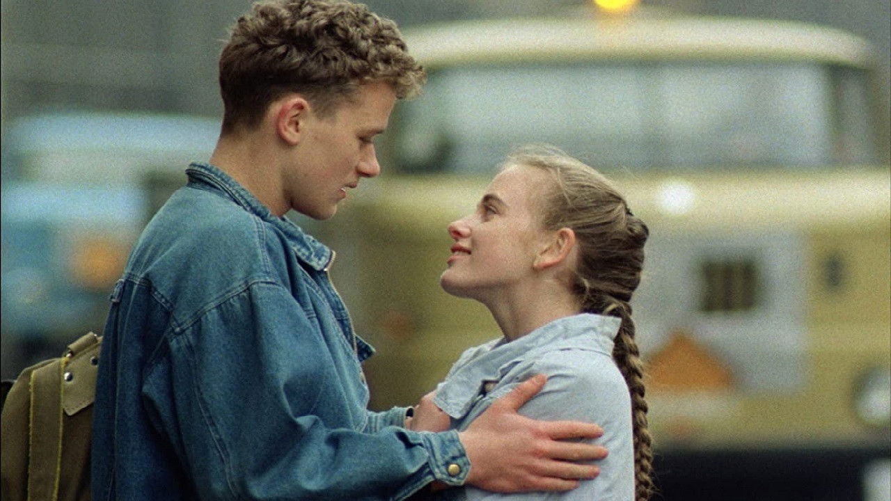 The Girl in the Lift Background