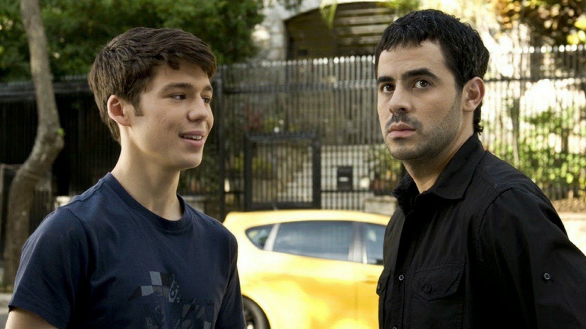 Azul y no tan rosa Background