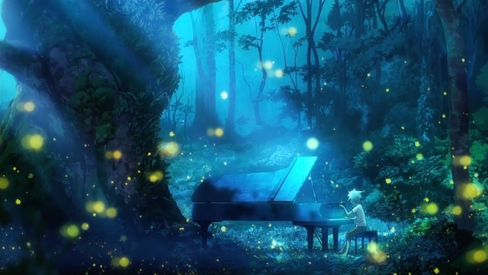 The Piano Forest Background