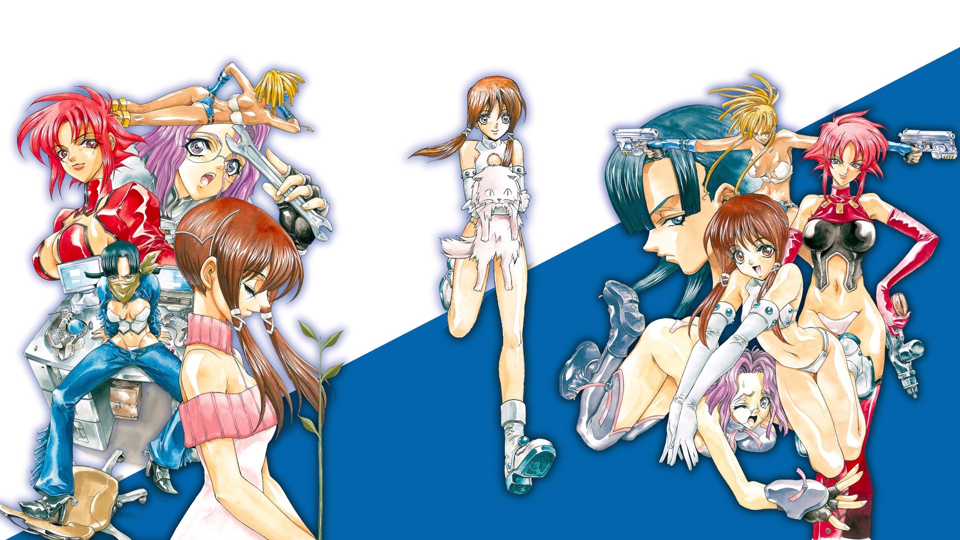 Daphne in the Brilliant Blue Background