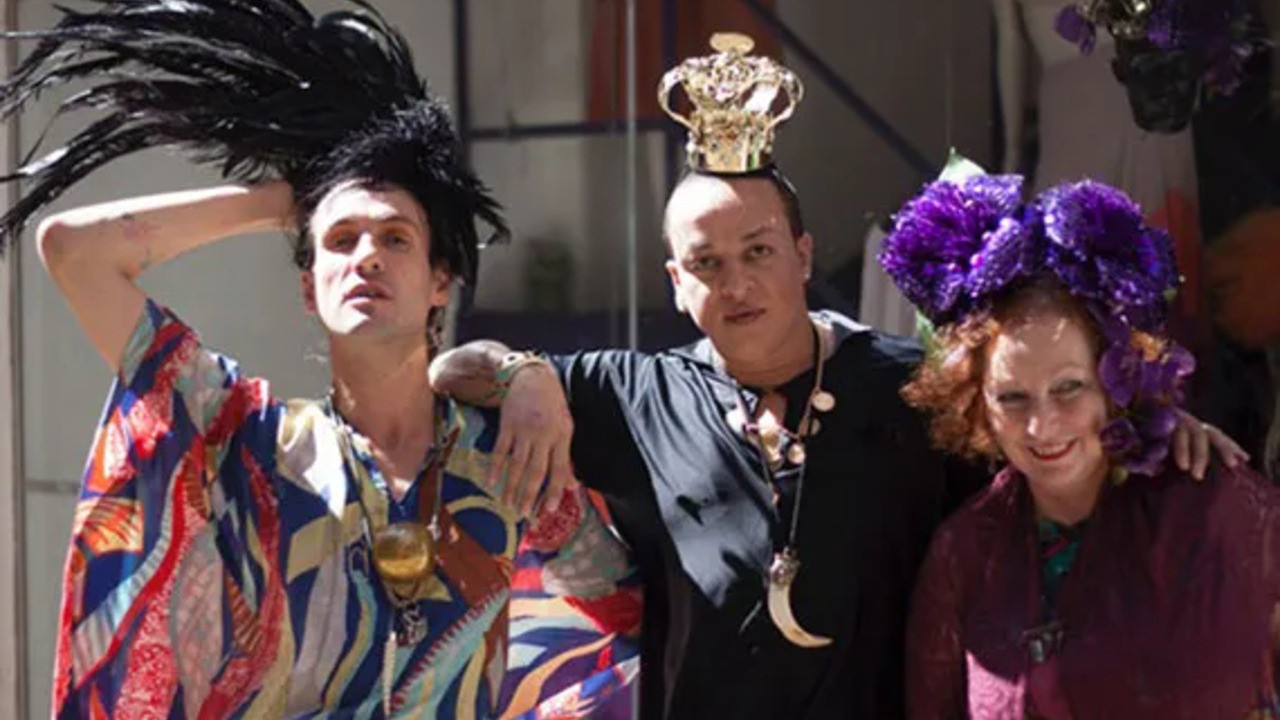 Tie and Red Nail Background