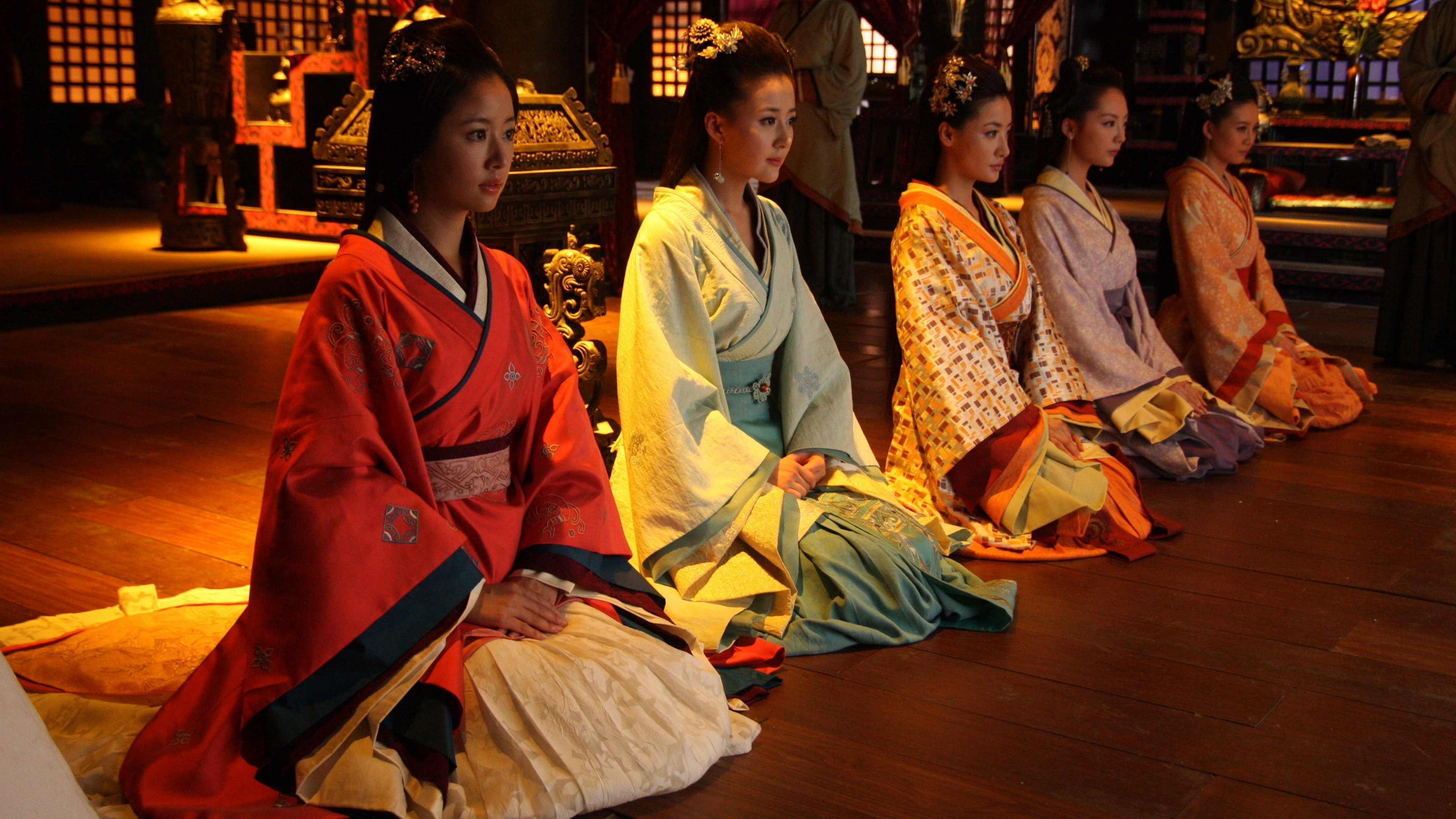 Beauty's Rival in Palace Background