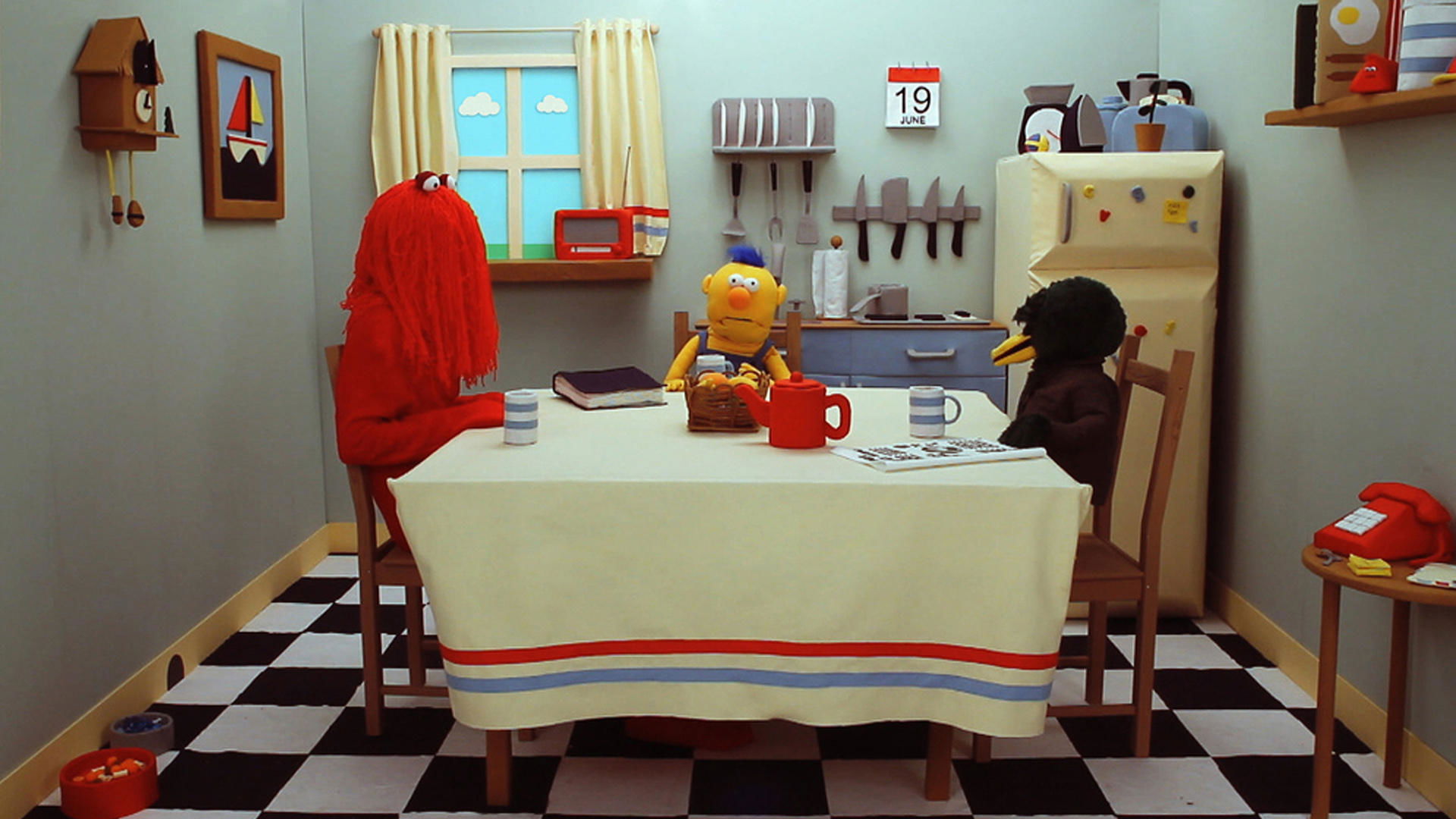 Don't Hug Me I'm Scared Background