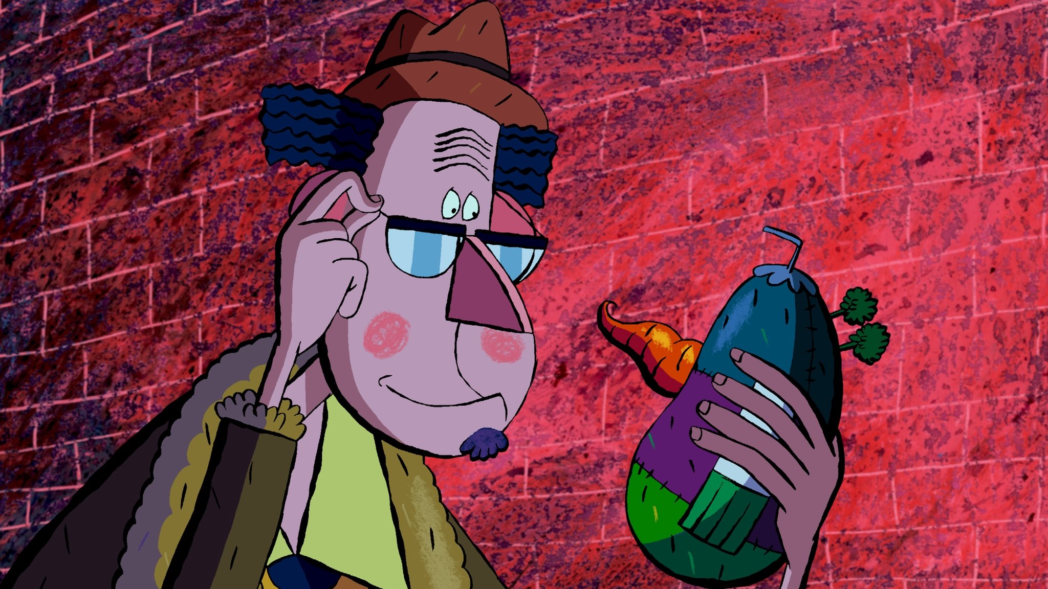 Spud and the Vegetable Garden Background