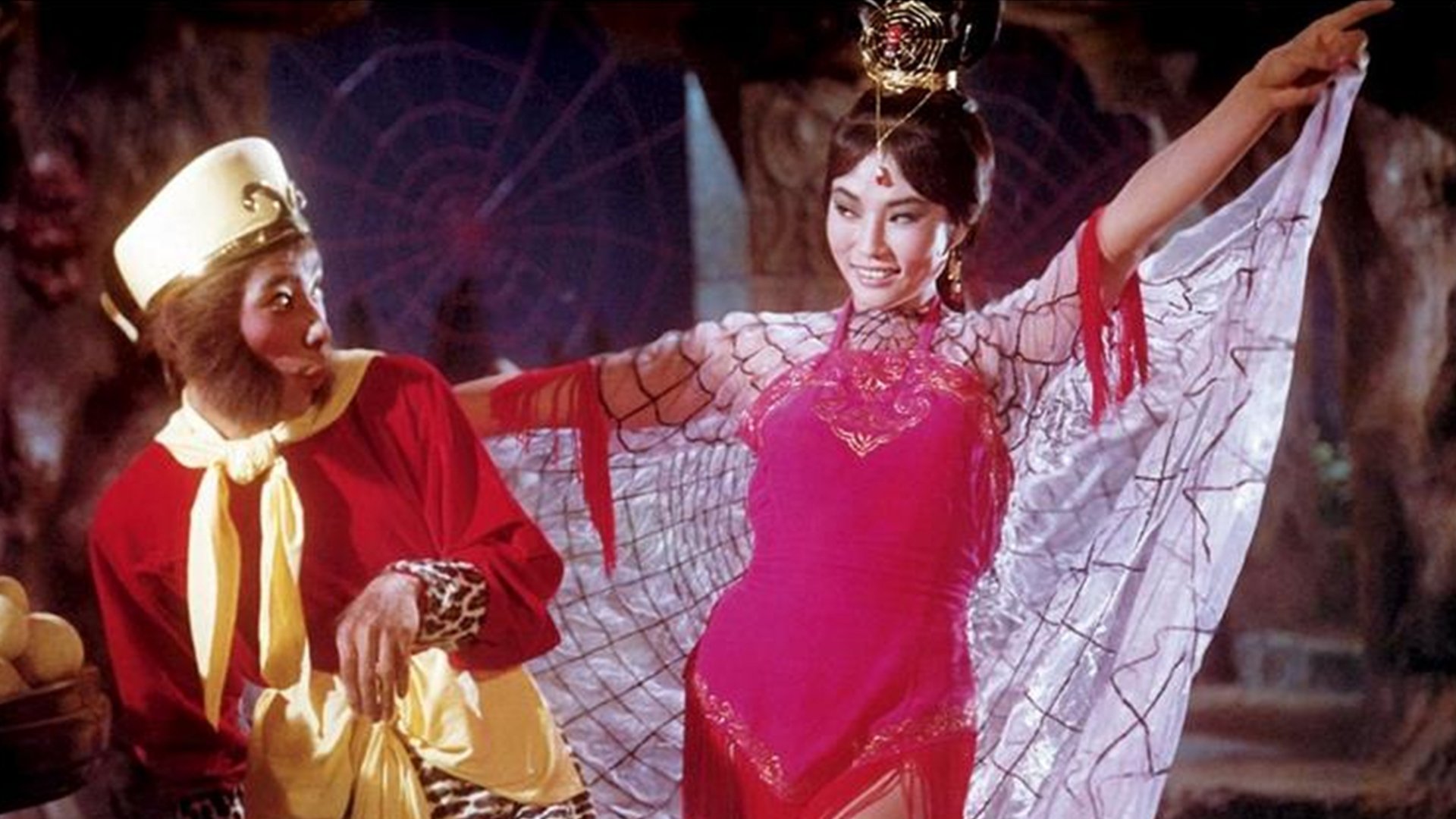 The Cave of the Silken Web Background