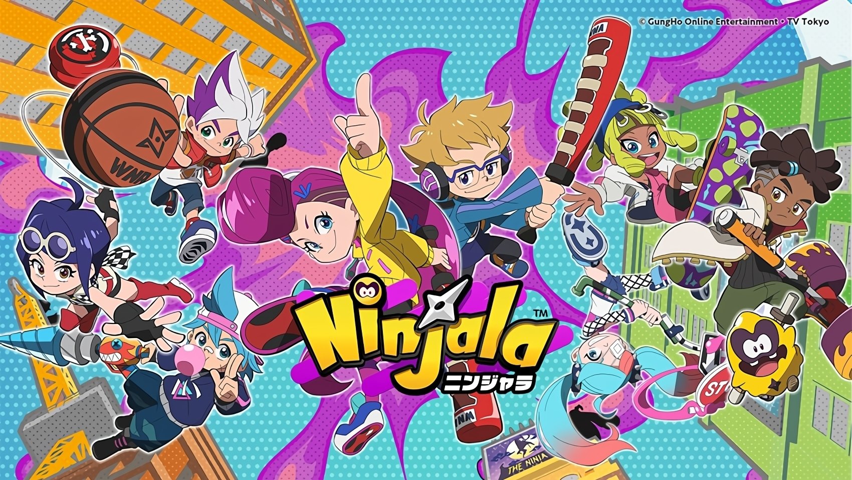 Ninjala the Animation Background