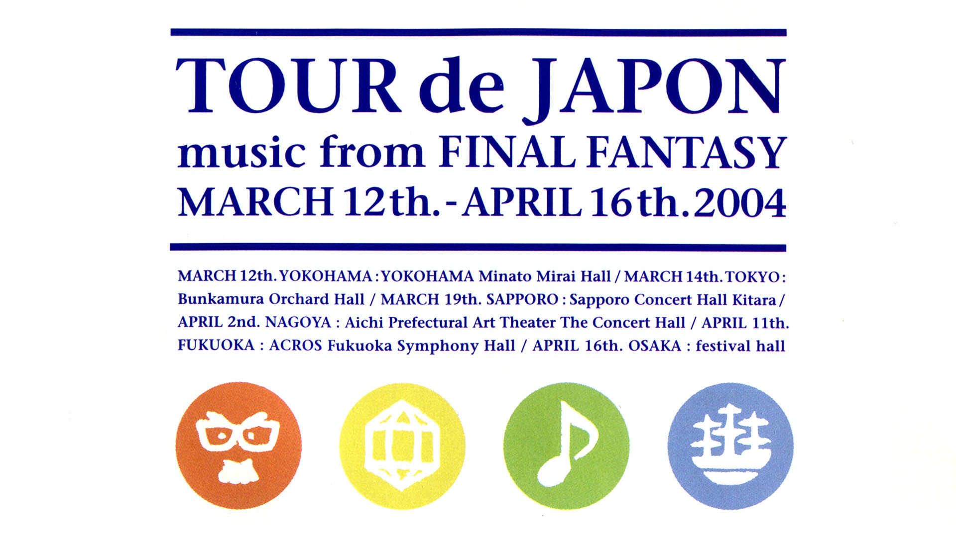 Tour de Japon: music from Final Fantasy Background