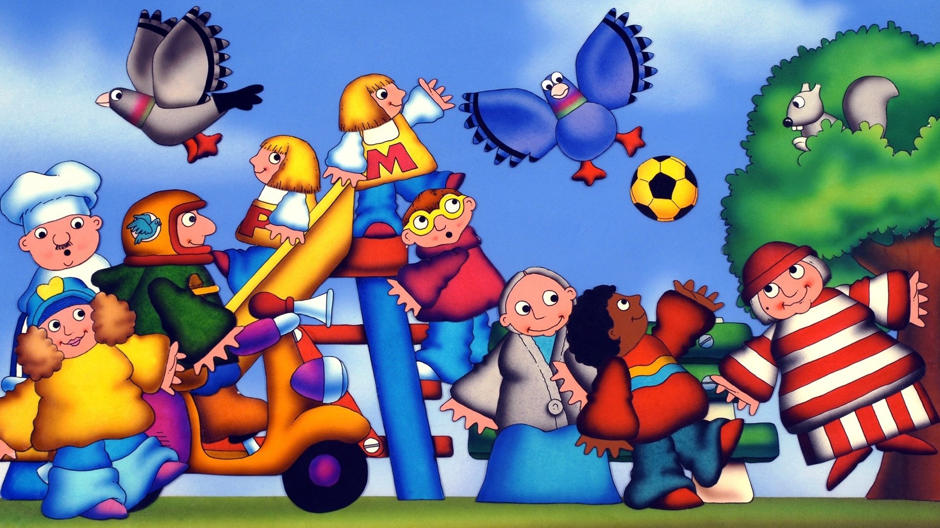 Pigeon Street Background