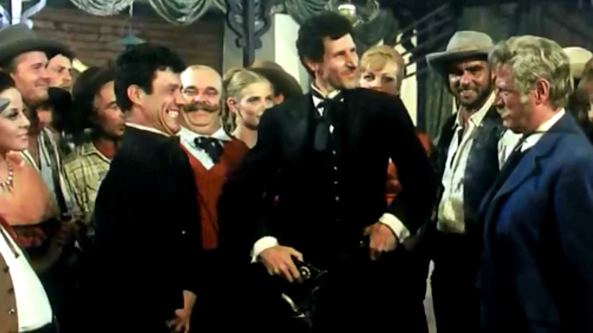 Two Gangsters in the Wild West Background