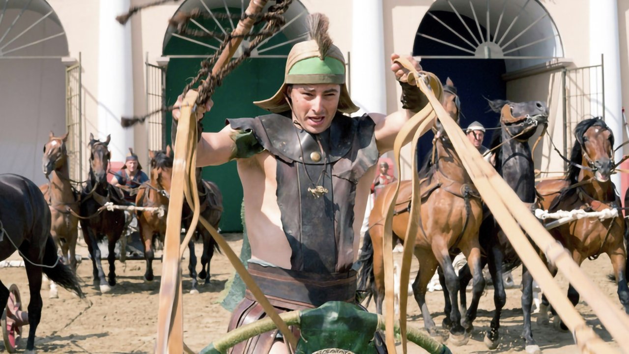 Brot und Spiele – Wagenrennen im alten Rom Background