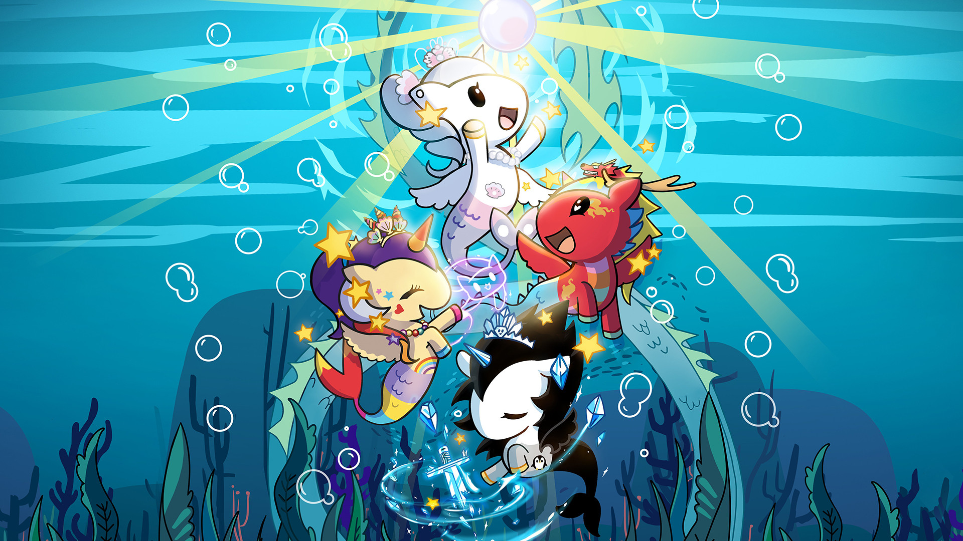 Mermicorno: Starfall Background