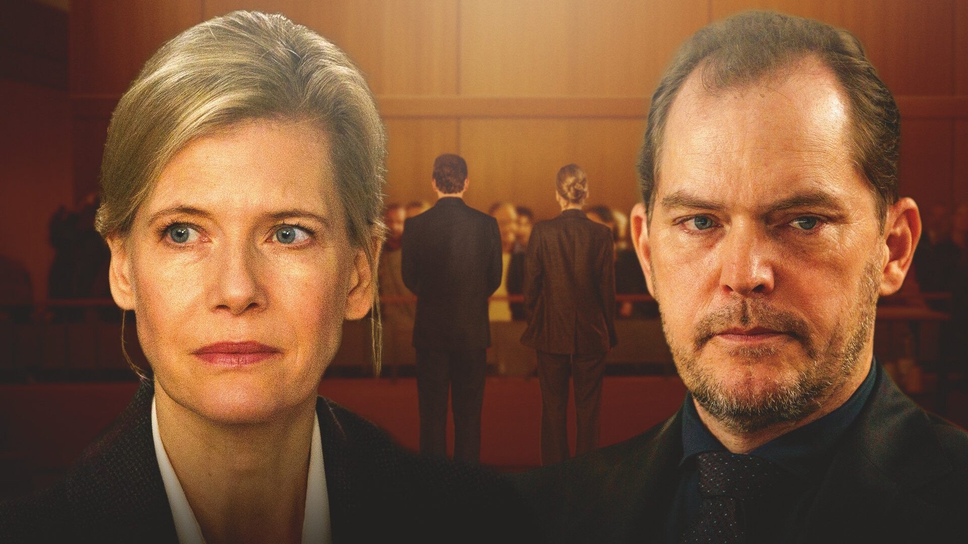 Sie sagt. Er sagt. Background