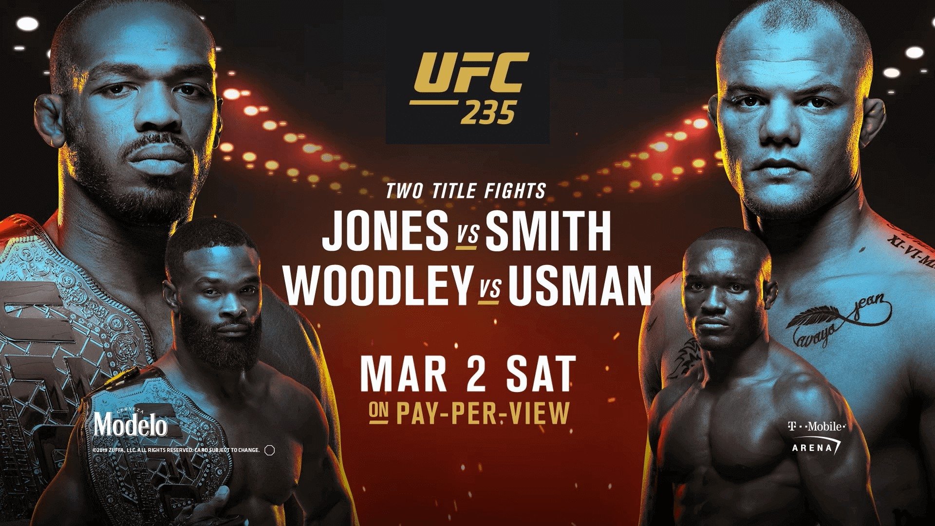 UFC 235: Jones vs. Smith Background