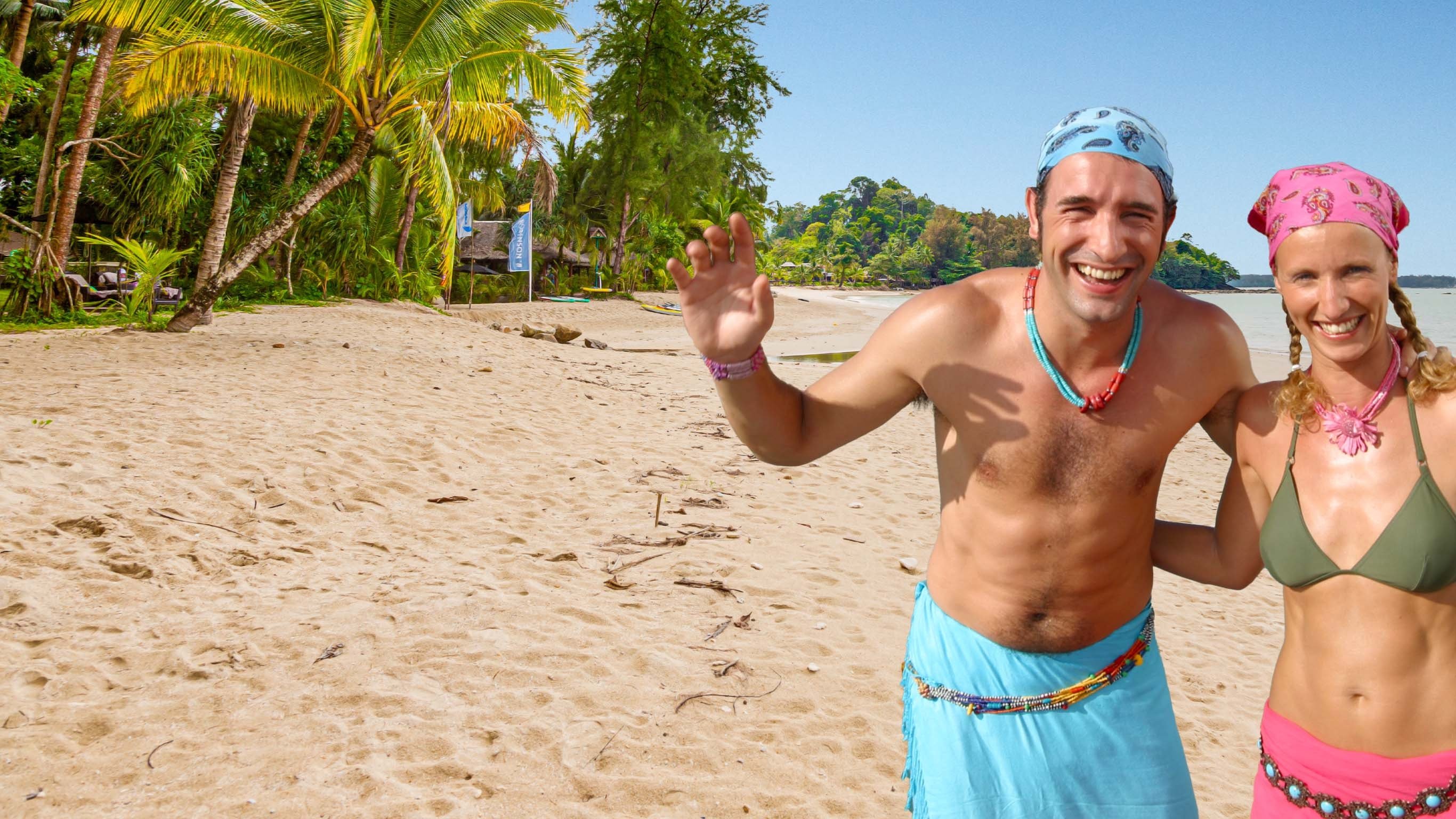 A Guy, a Girl Background