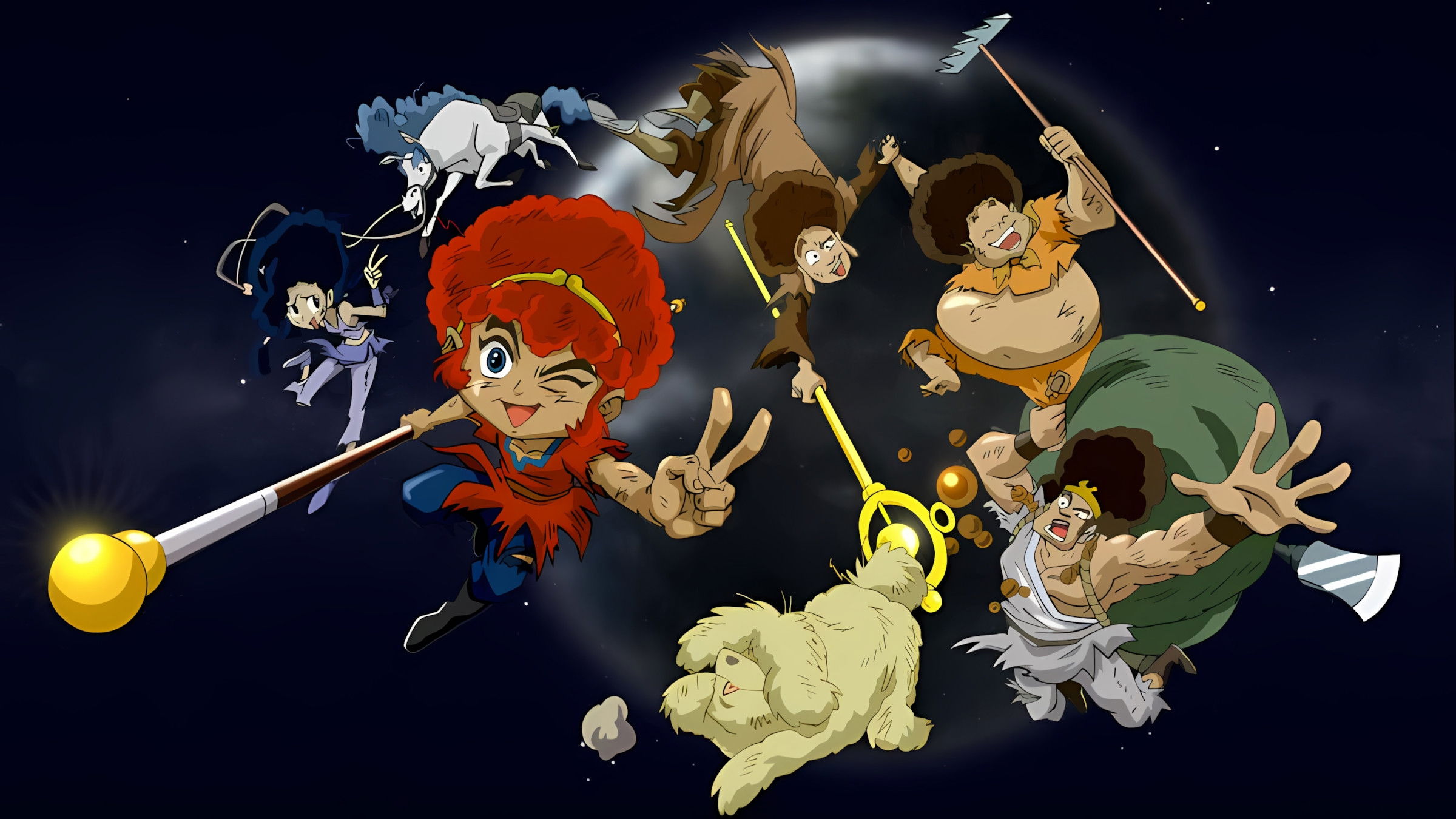 Monkey,Monk and the Monsters Go West Background