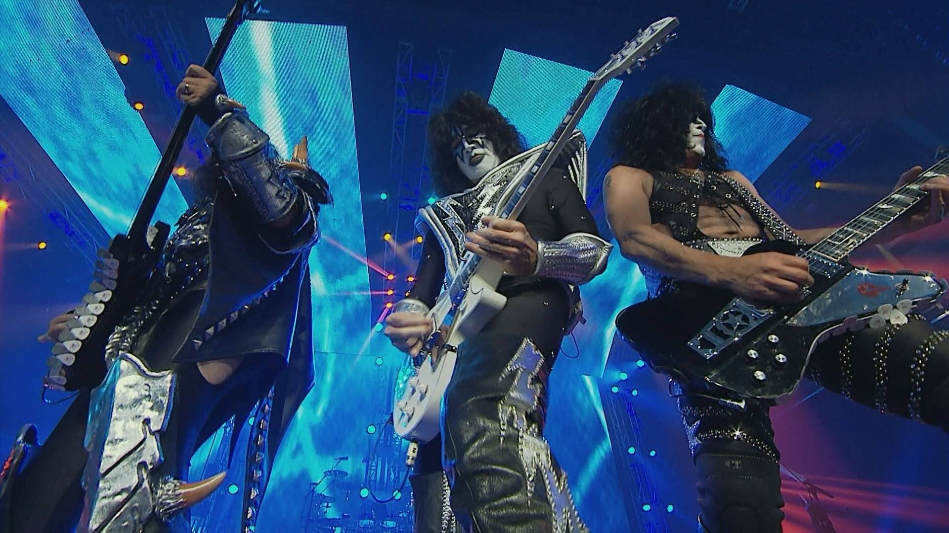 Kiss Rocks Vegas Background