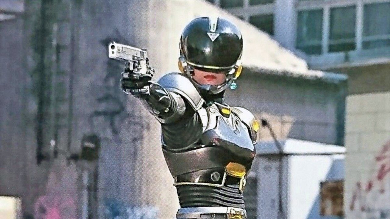 Lady Battle Cop Background