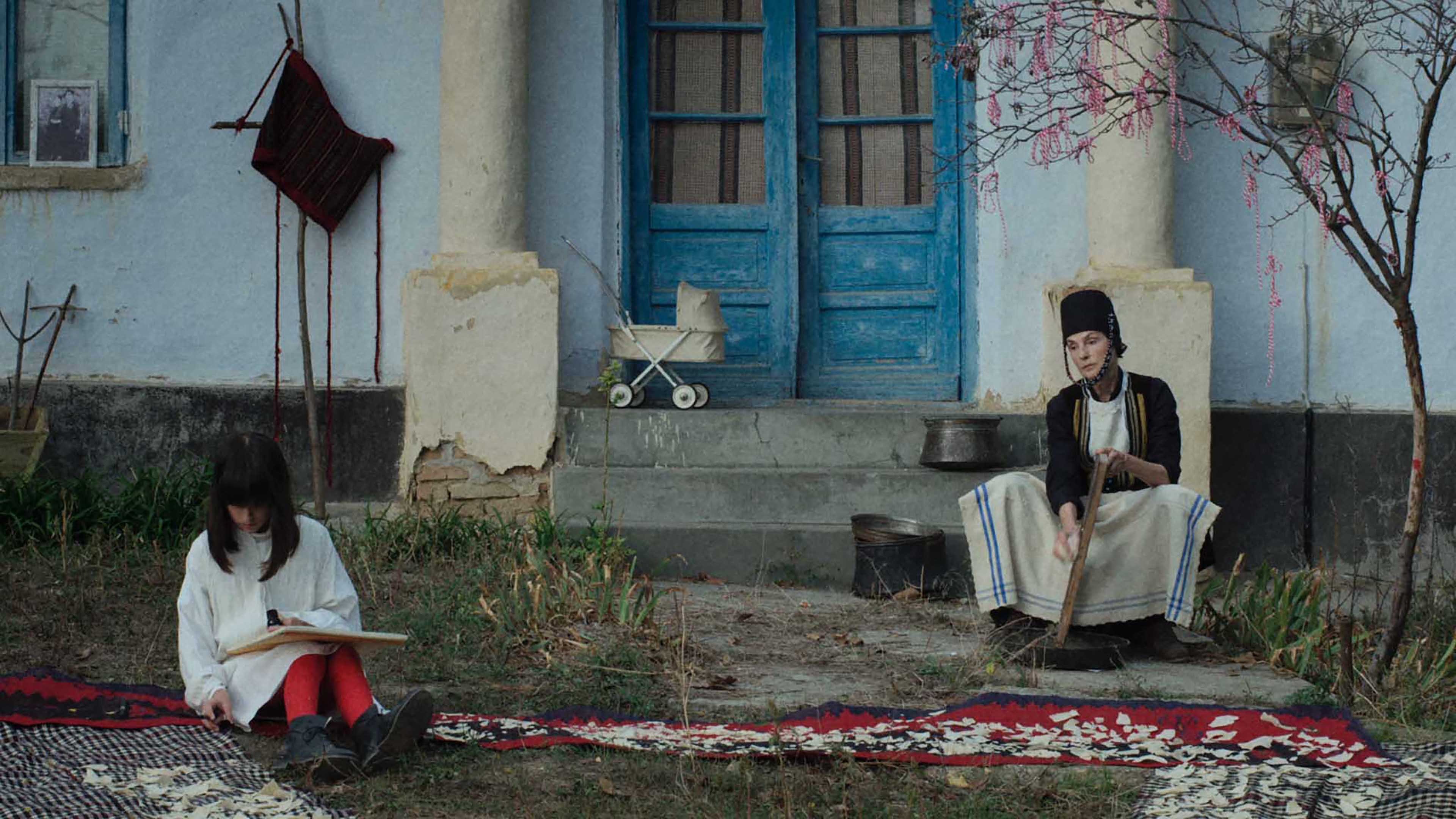 Maia – Portrait with Hands Background