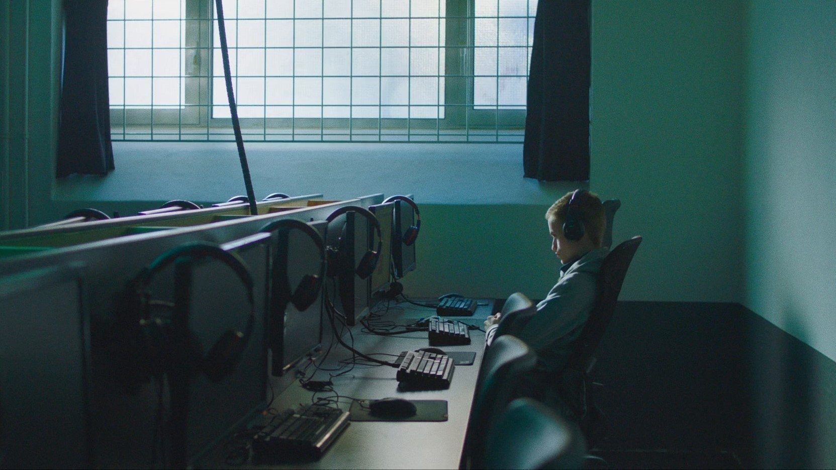 Neon Heart Background